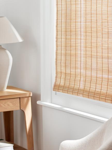 John Lewis Bamboo Cordless Blind, Natural