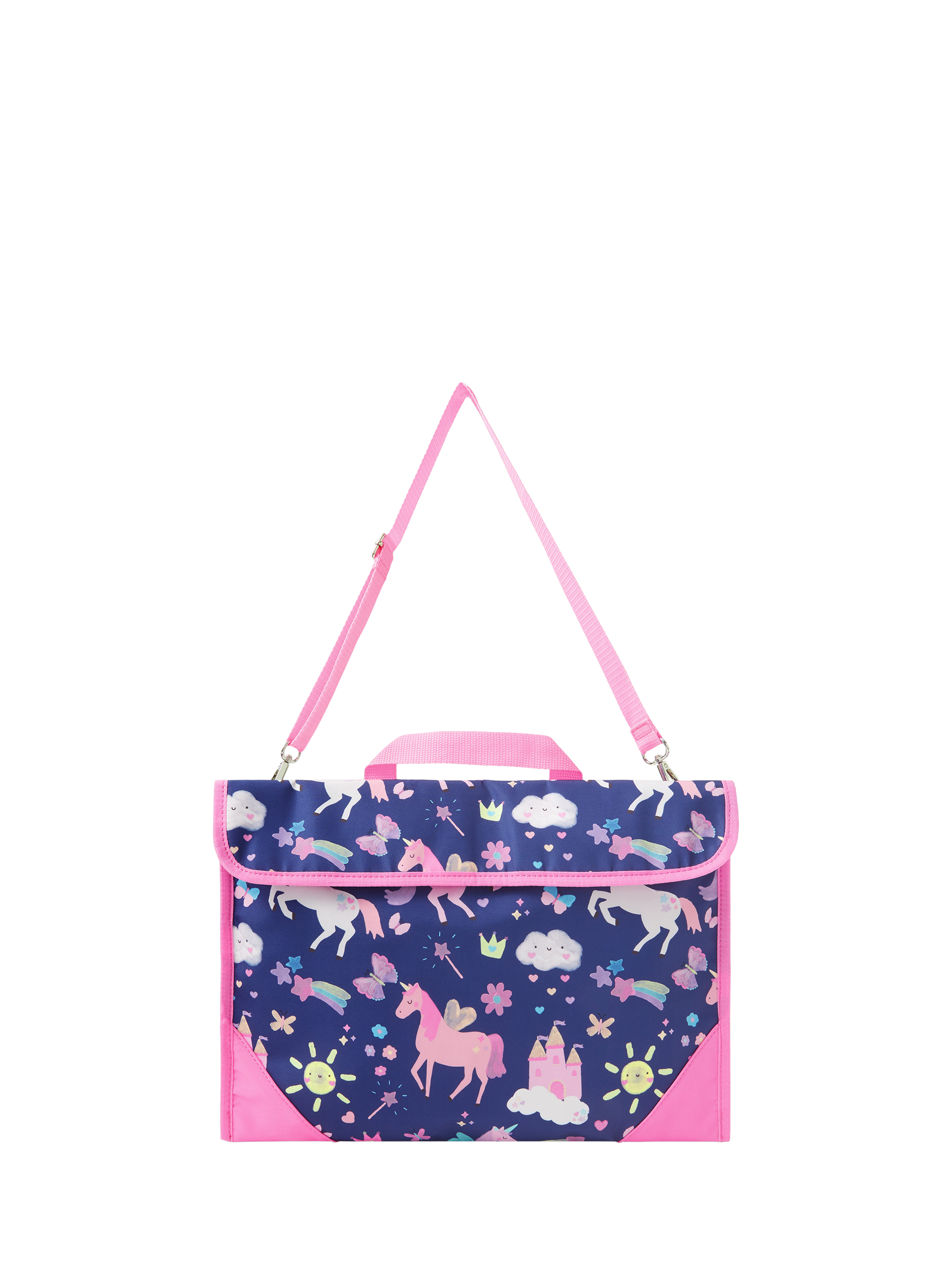 Angels by Accessorize Kids' Unicorn Print Book Bag, Brights Multi