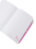 Angels by Accessorize Kids' 3D Unicorn Notebook and Pencil Set, Pink