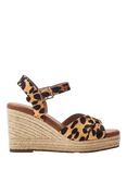Moda in Pelle Jasminium Leopard Print Wedge Sandals