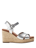 Moda in Pelle Jasminium Leather Wedge Sandals