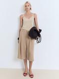 Mango Kling Knit Top, Gold