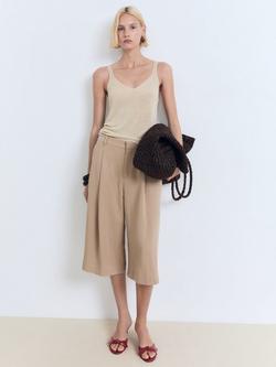 Mango Kling Knit Top - view 2, Gold