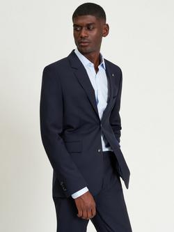 Ben Sherman Wool Blend Twill Blazer, Navy, Navy