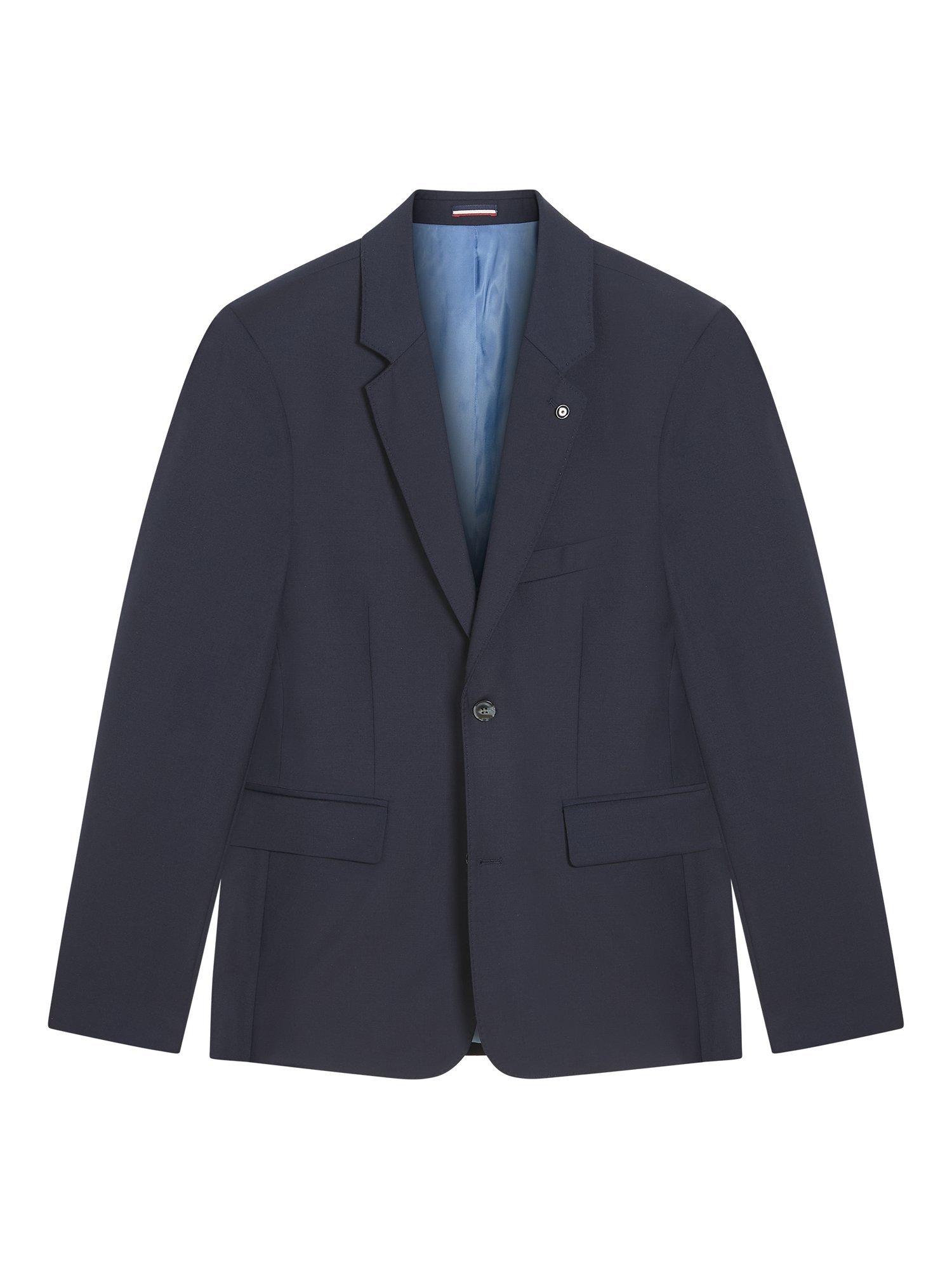 Product image 7 of 7, which shows Ben Sherman Wool Blend Twill Blazer, Navy, 38R