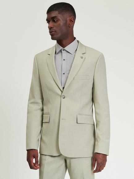 Ben Sherman Wool Blend Signature Twill Blazer, Sage, Sage