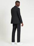 Ben Sherman Signature Wool Blend Twill Trousers, Black