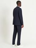 Ben Sherman Wool Blend Signature Twill Trousers, Navy