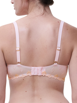 Chantelle Champs Elysées Lace Balconette Bra - view 2, Nymphea Pink