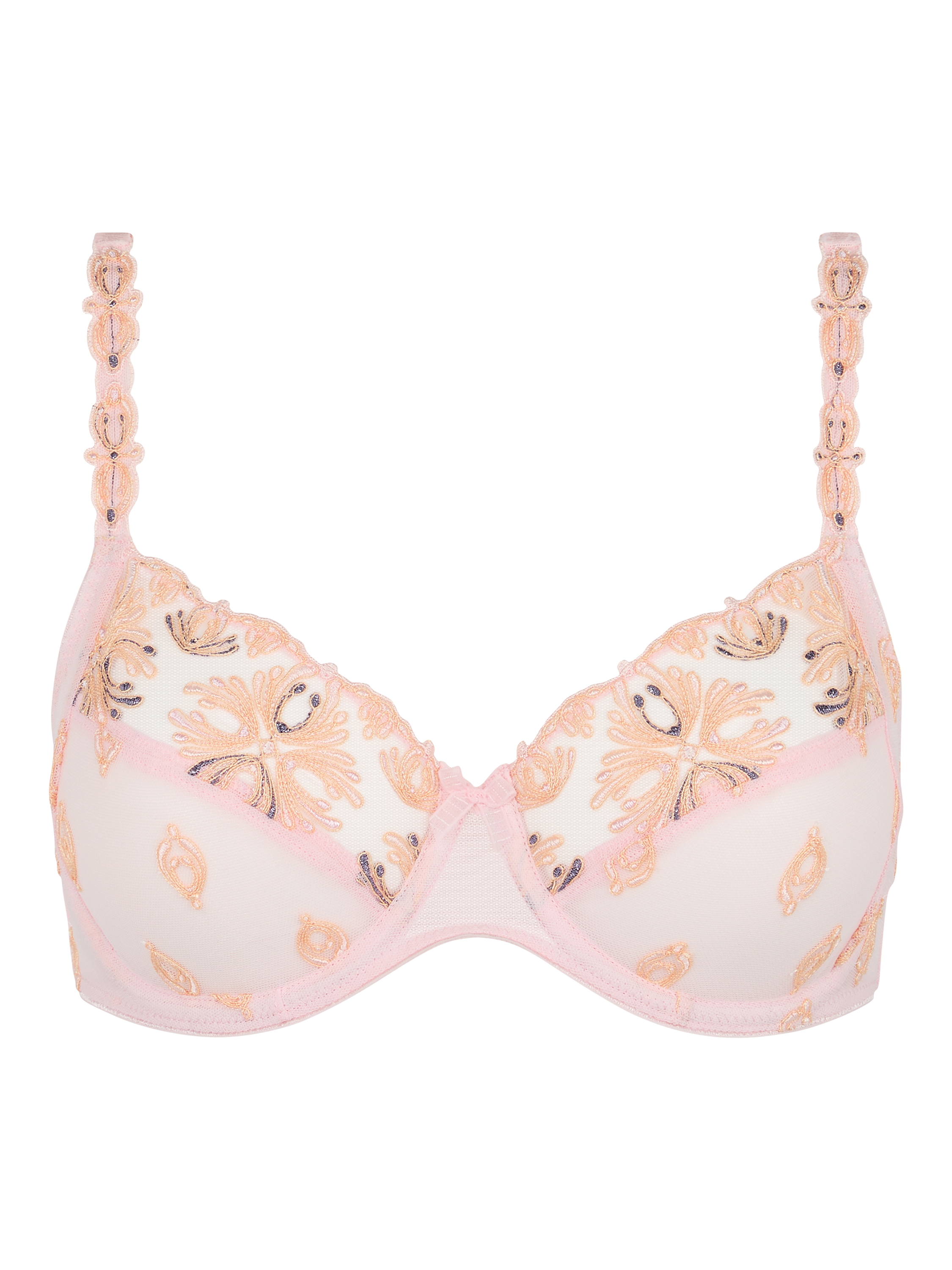 Product image 4 of 4, which shows Chantelle Champs Elysées Full Cup Bra, Nymphea Pink, 34DD