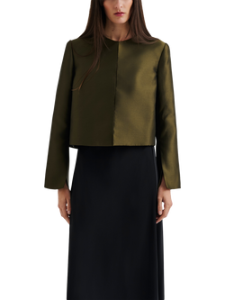 Malina Ruthie Slit Sleeve Top, Olive