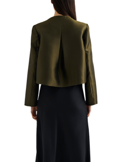 Malina Ruthie Slit Sleeve Top - view 2, Olive