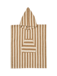 WHEAT Kid's Cotton Terry Striped Poncho