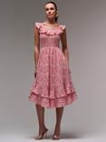 Jolie Moi Floral Print Midi Dress