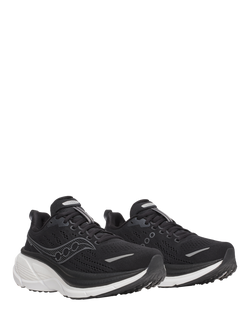 Saucony Hurricane 25 Running Shoes, Black/White - view 2, Black/White