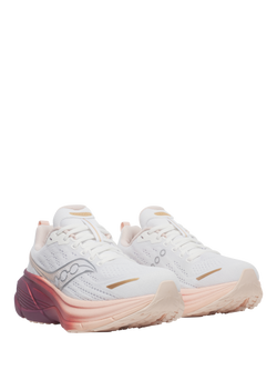 Saucony Women's Hurricane 25 Running Shoes, White/Cameo - view 2, White/Cameo