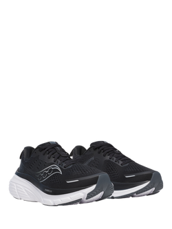 Saucony Men's Hurricane 25 Running Shoes, Black/White - view 2, Black/White