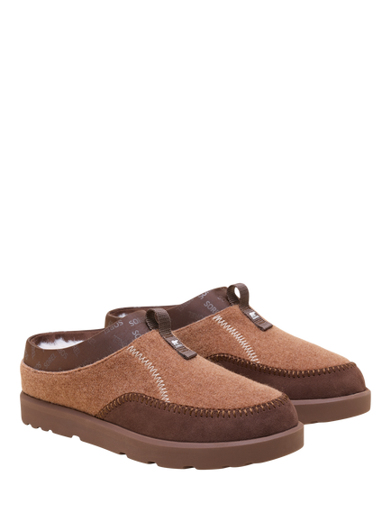 SOREL Byways Mule Slippers, Velvet Tan, Tobacco - view 2, Velvet Tan, Tobacco