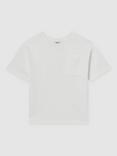 Reiss Tane Cotton Washed Crew Neck Short Sleeve T-Shirt