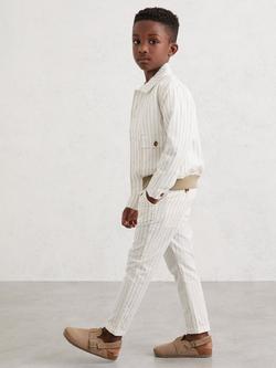 Reiss Kids' Easton Trousers, White, White