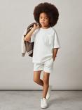 Reiss Perry Cotton London Palm Washed Shorts