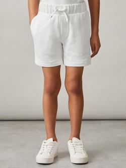Reiss Perry Cotton London Palm Washed Shorts - view 2, Off White