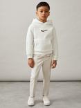 Reiss Kids' Manilla Cotton Blend Embroidered Palm Hoodie