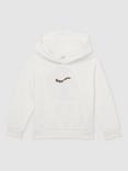 Reiss Kids' Manilla Cotton Blend Embroidered Palm Hoodie