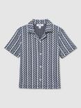Reiss Kids' Vallatta Shirt, Blue