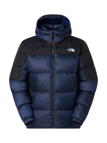 The North Face Diablo Down 2.0 Hooded Water Repellent Jacket, Blue / Black Heath, Blue / Black Heath