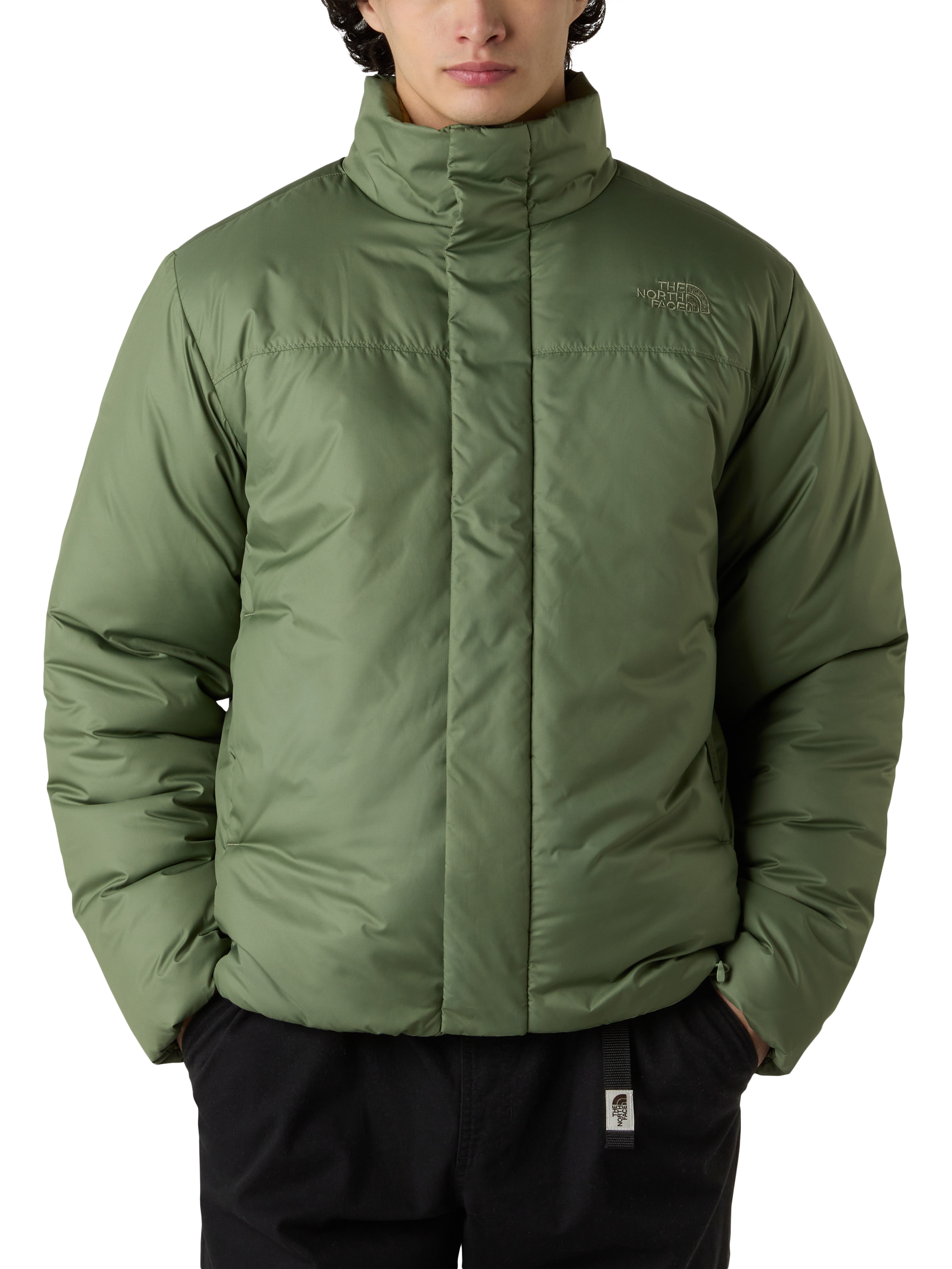 Product image 1 of 6, which shows The North Face Siurana Baffle Jacket, Bark Mist/ Brown, S