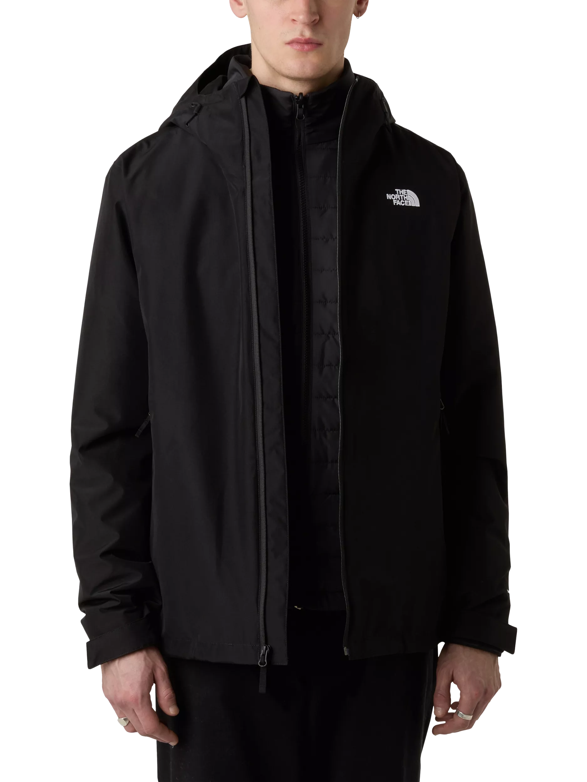 The North Face Men's Carto Mono Triclimate 3-in-1 Hooded Jacket, Black