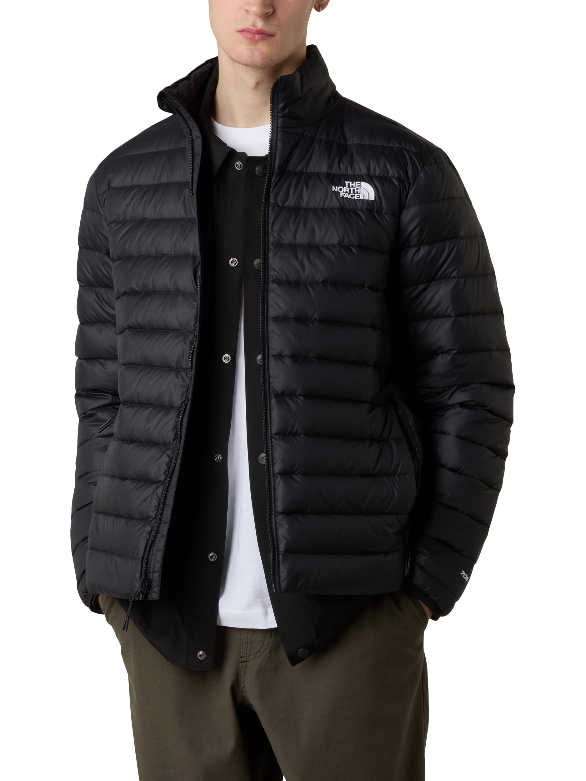 Product image 3 of 6, which shows The North Face Men's Classic Down Jacket, Black, S