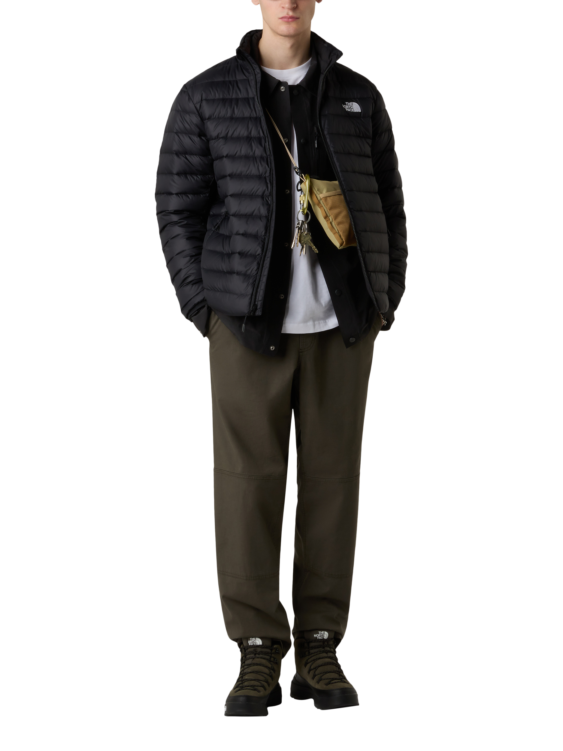 Product image 6 of 6, which shows The North Face Men's Classic Down Jacket, Black, S