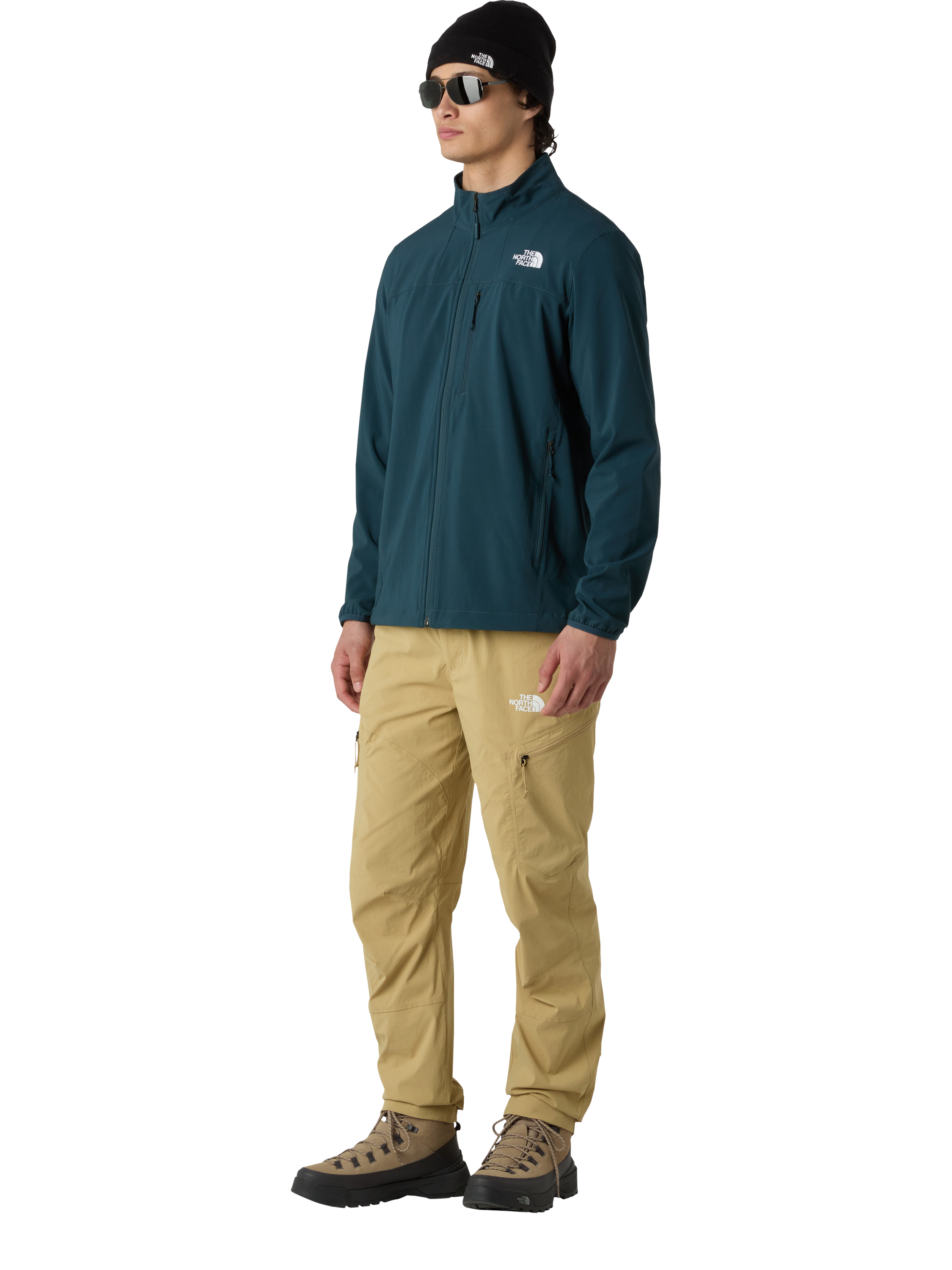 Product image 6 of 6, which shows The North Face Nimble Windproof Jacket, Deep Cypress, S