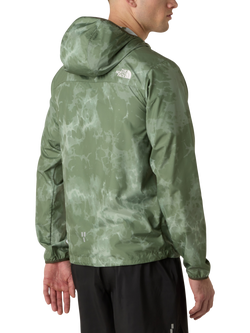 The North Face Men's Higher Run Printed Wind Jacket, Bark Mist - view 2, Bark Mist