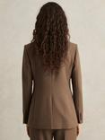 Reiss Petite Gabi Tailored Single Breasted Suit Blazer, Mink Neutral