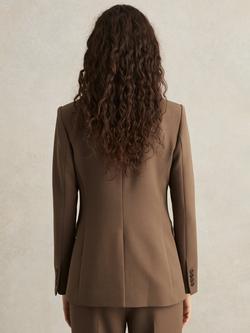 Reiss Petite Gabi Tailored Single Breasted Suit Blazer - view 2, Mink Neutral