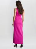Gina Bacconi Sienna Bow Detail Maxi Dress, Hot Pink