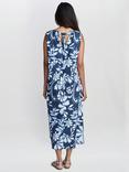 Gina Bacconi Rory Floral Tent Dress, Blue