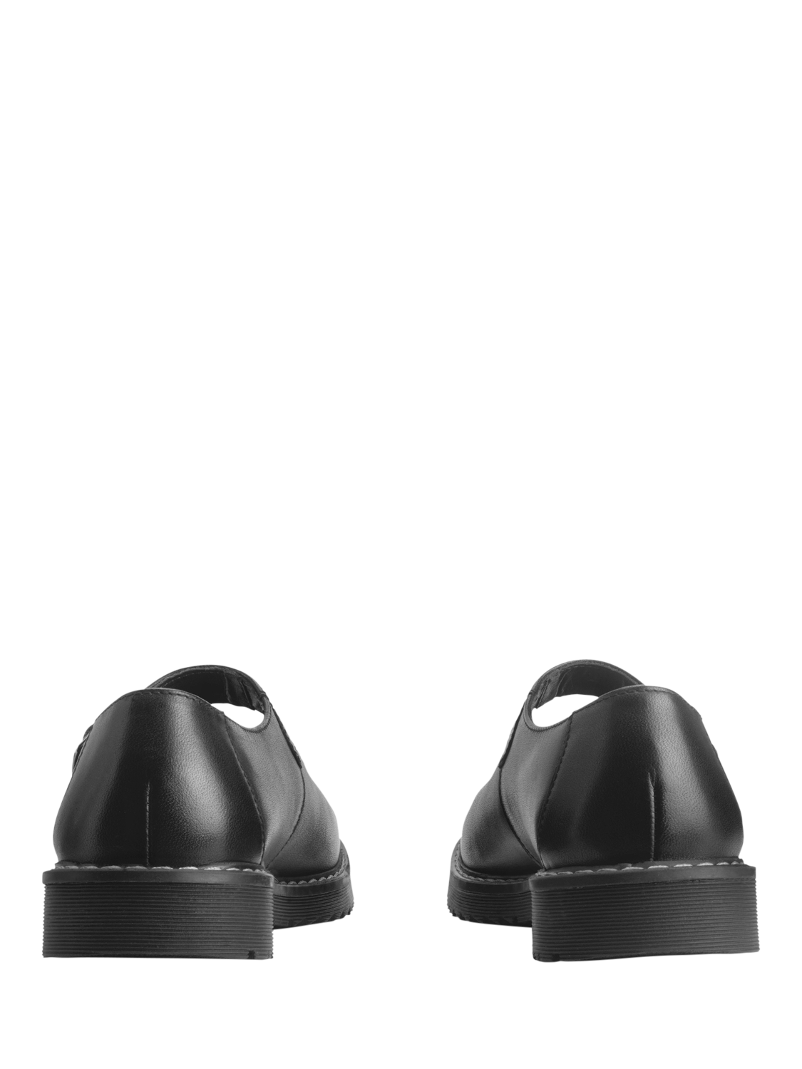 Product image 6 of 6, which shows Start-Rite Kids' Embrace Leather Blend Buckle School Shoes, Black Leather, EU33