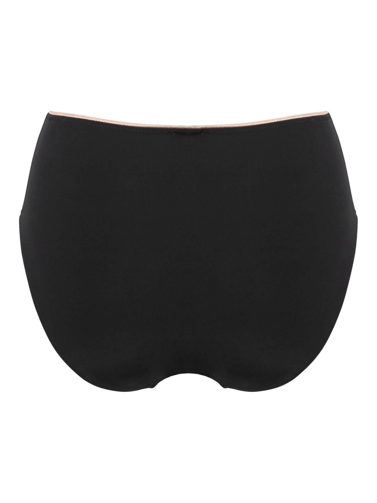 Product image 11 of 11, which shows Pour Moi Atelier High-Waist Deep Knickers, Black/Cosmetic, 10