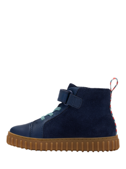 Clarks Kids' Cove Kind T Boots, Navy - view 2, Navy