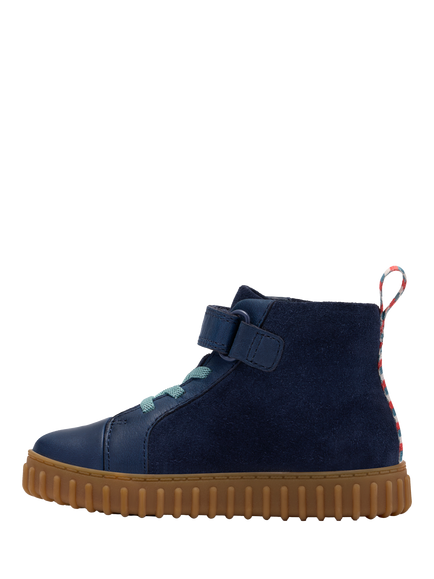 Clarks Kids' Cove Kind T Boots, Navy - view 2, Navy