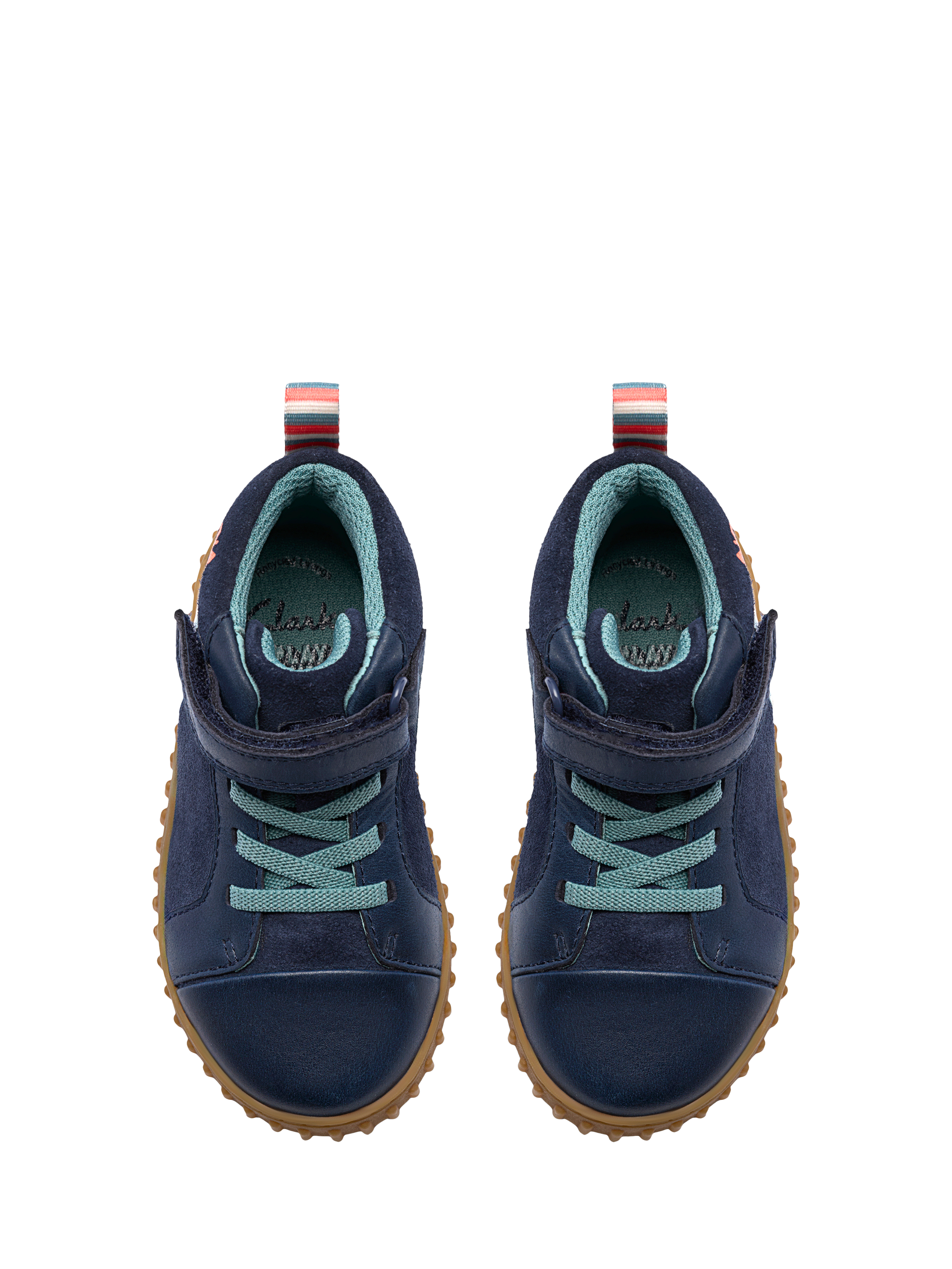 Product image 6 of 6, which shows Clarks Kids' Cove Kind T Boots, Navy, 3 F Jnr