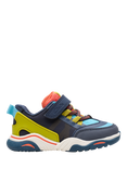Clarks Kids' Feather Track Trainers, Navy Combi