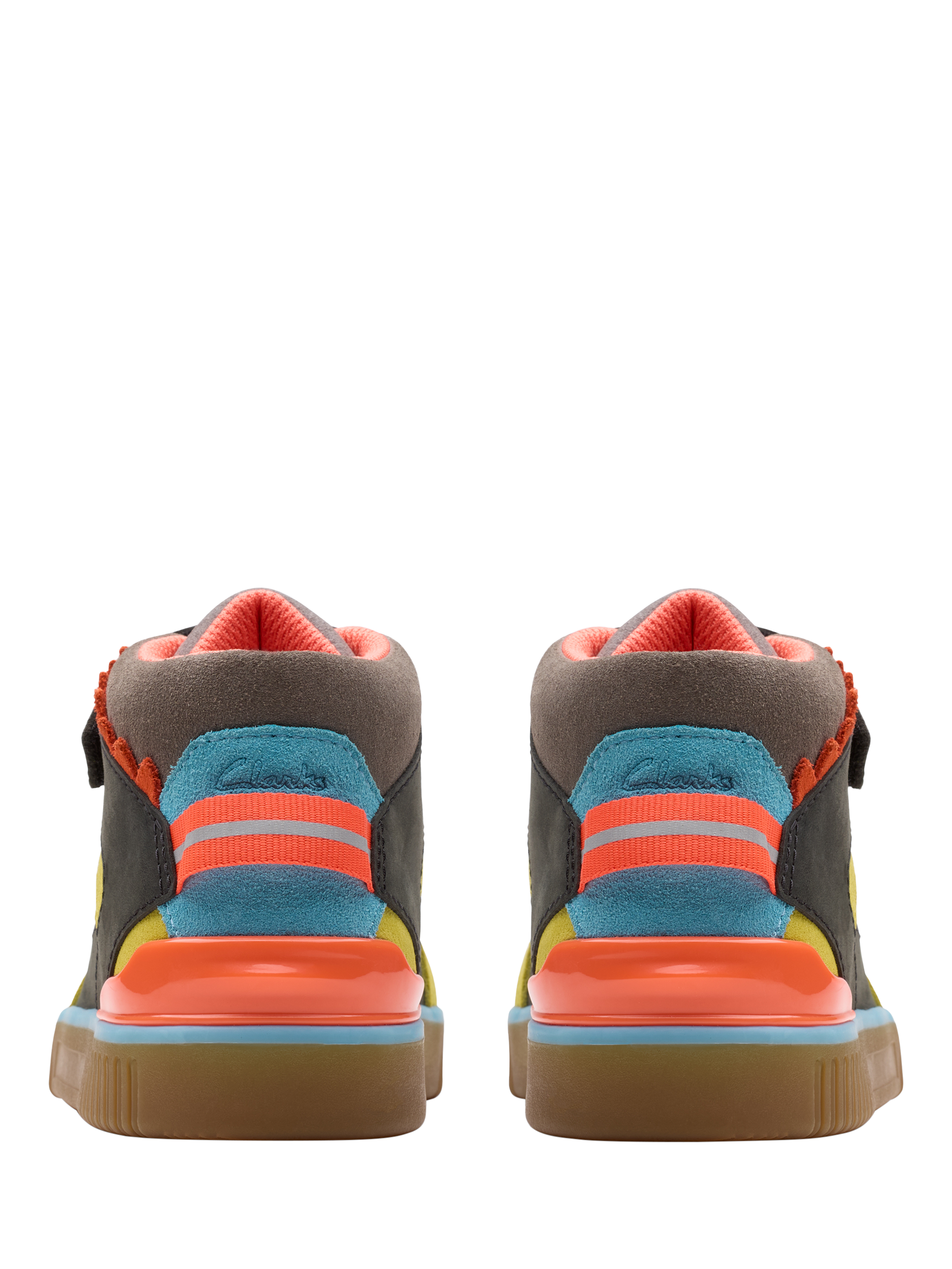 Product image 5 of 6, which shows Clarks Kids' Oslo Play Ankle Boots, Grey Combi, 7 G Jnr