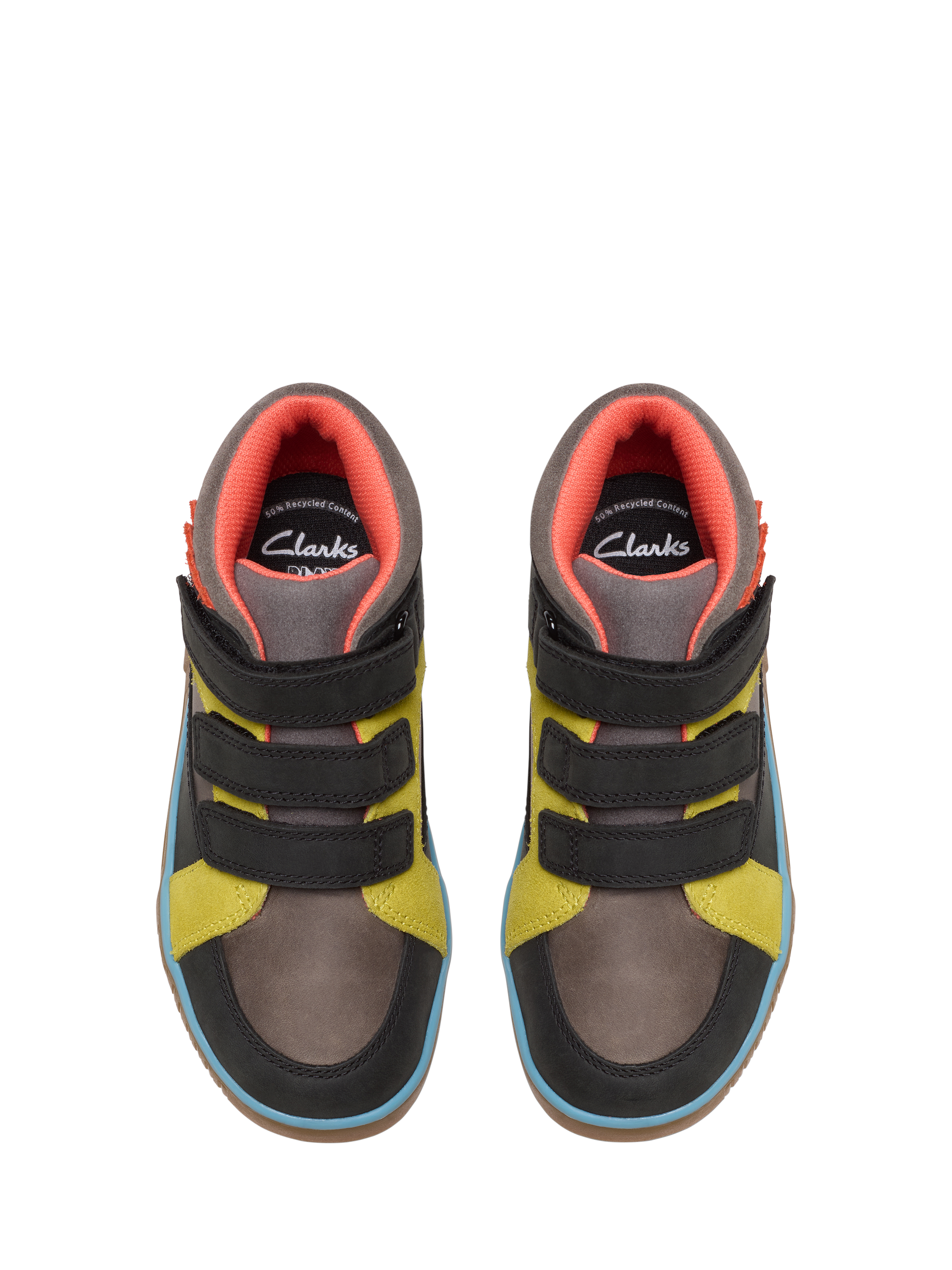 Product image 6 of 6, which shows Clarks Kids' Oslo Play Ankle Boots, Grey Combi, 7 G Jnr