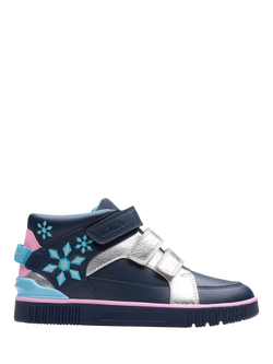 Clarks Kids' Oslo Play Ankle Boots, Navy, Navy