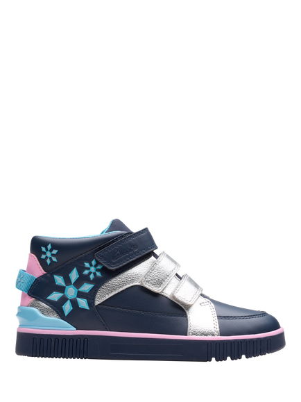Clarks Kids' Oslo Play Ankle Boots, Navy, Navy